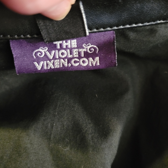 Y2K Black Bondage Dress by The Violet Vixen! - Picture 5 of 7